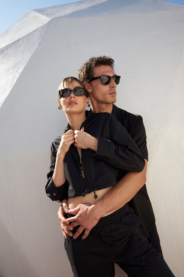 Cep Detaylı Kadın Jogger Pantolon - Siyah