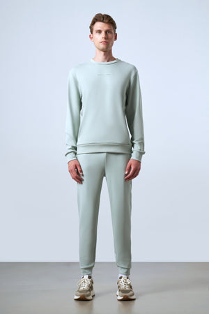 Stands Out in A Crowd Baskılı Erkek Sweatshirt - Açık Yeşil