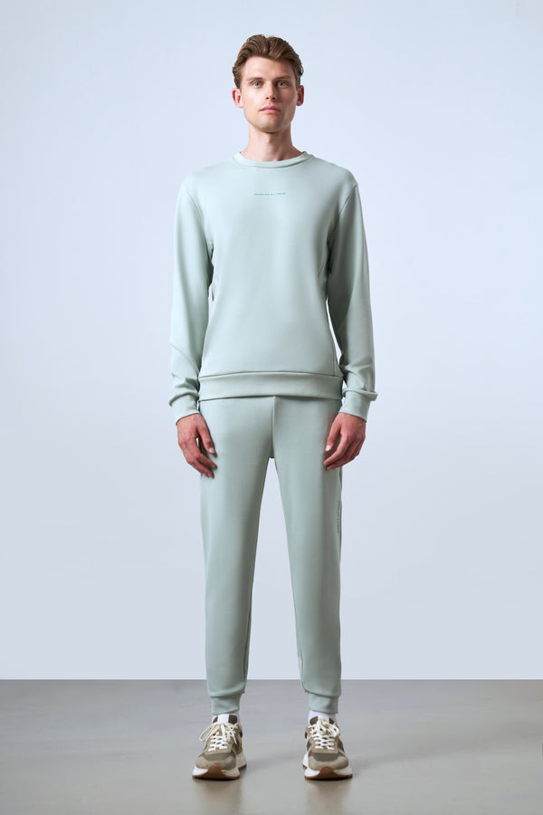 Stands Out in A Crowd Baskılı Erkek Sweatshirt - Açık Yeşil