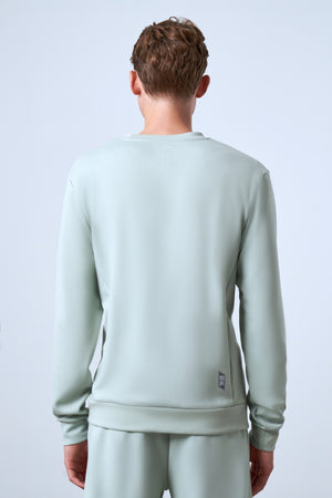 Stands Out in A Crowd Baskılı Erkek Sweatshirt - Açık Yeşil